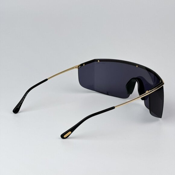 Tom Ford FT0980/S 30A PAVLOS-02 BRAND NEW Sunglasses Gold Smoke Irregular Unisex - Picture 7 of 14